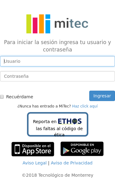 Mobile view