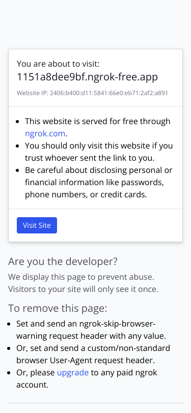 Mobile view