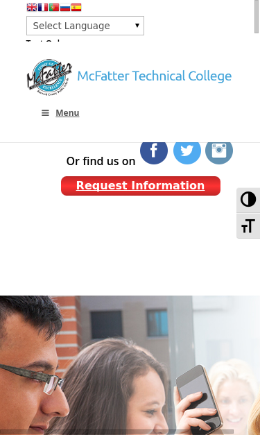 Mobile view