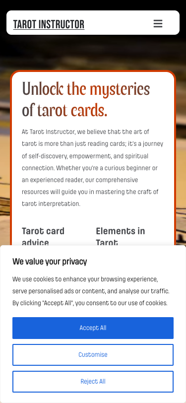 Mobile view