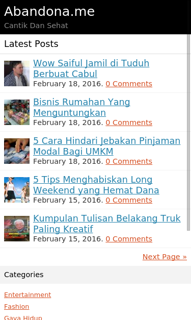 Mobile view