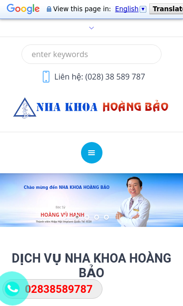 Mobile view