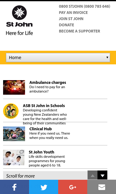 Mobile view