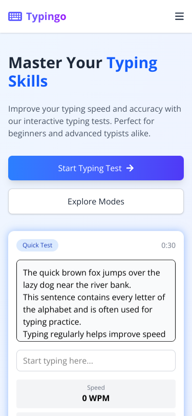 Mobile view