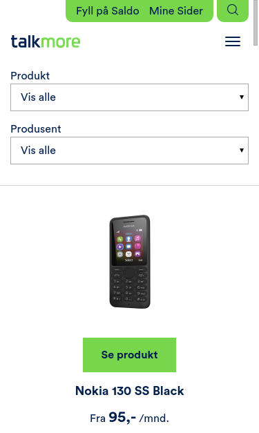 Mobile view