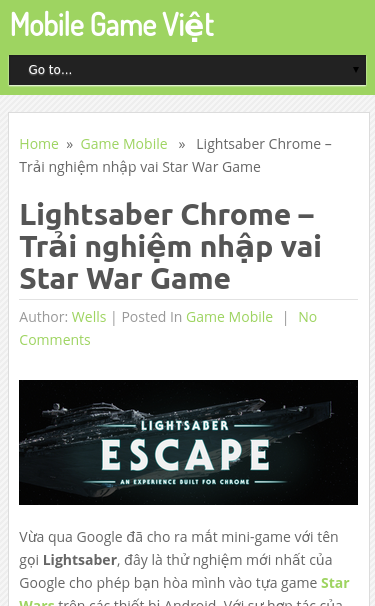 Mobile view