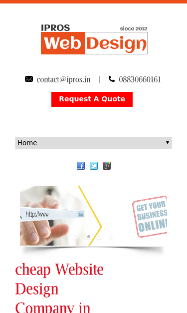 Mobile view