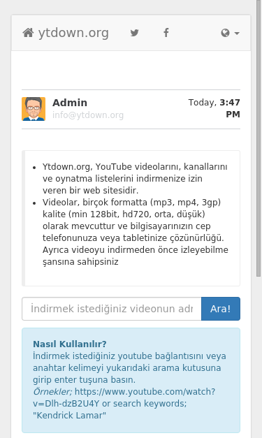 Mobile view