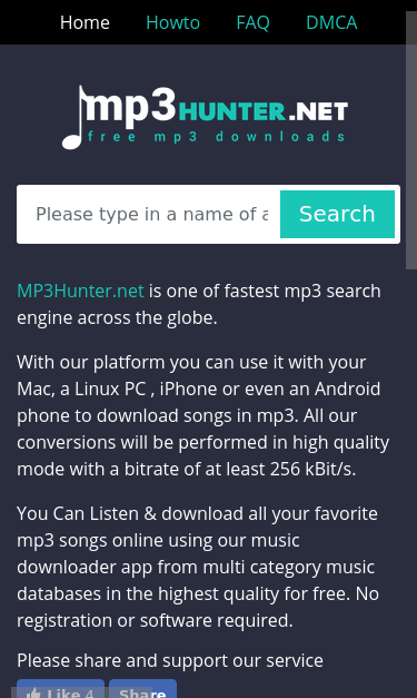 Mobile view