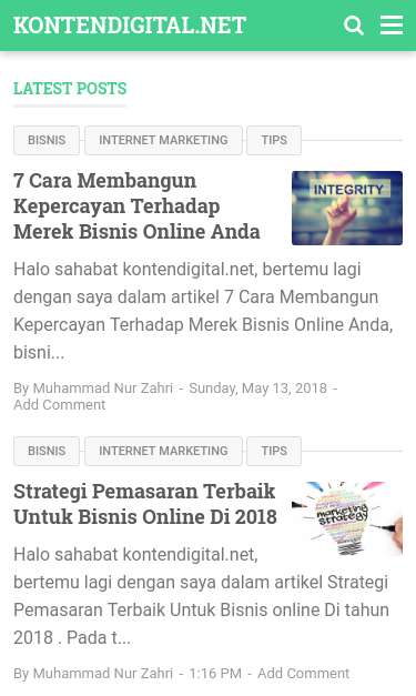Mobile view