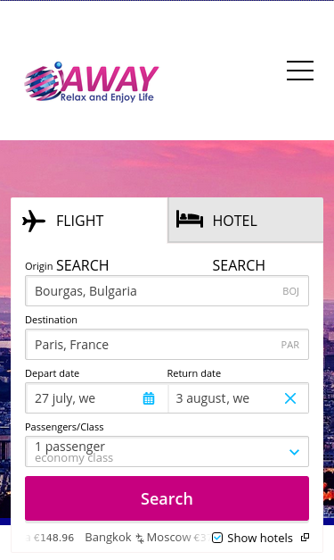 Mobile view