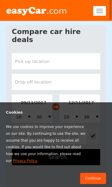 Mobile view