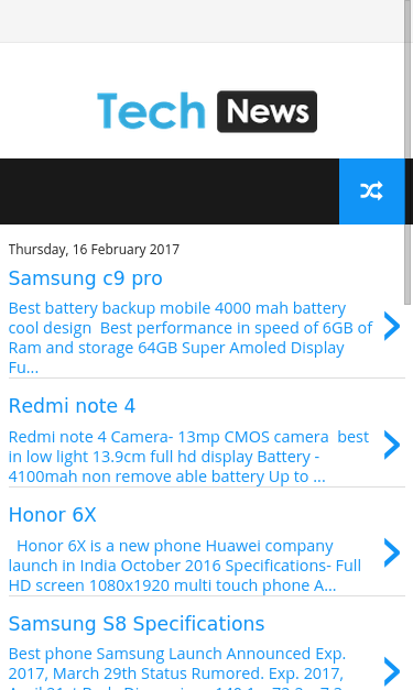 Mobile view