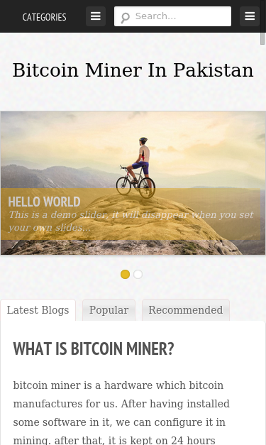 Mobile view