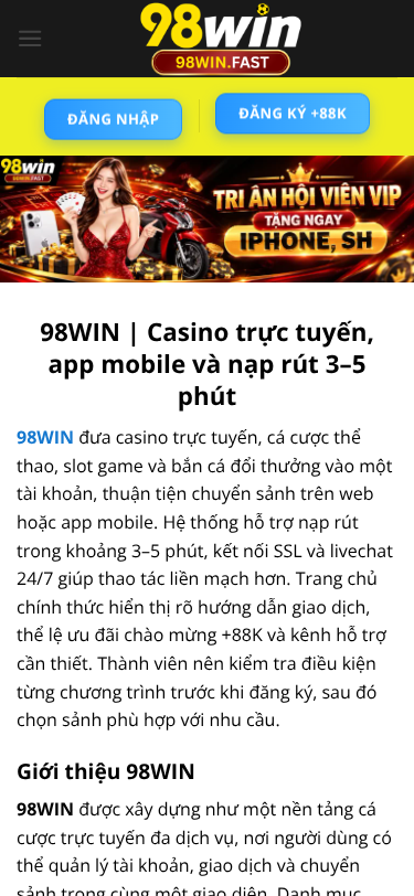 Mobile view