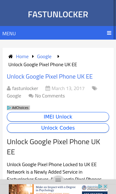 Mobile view
