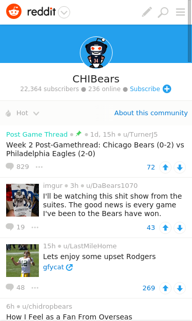 Mobile view
