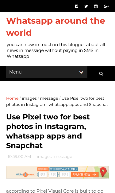 Mobile view