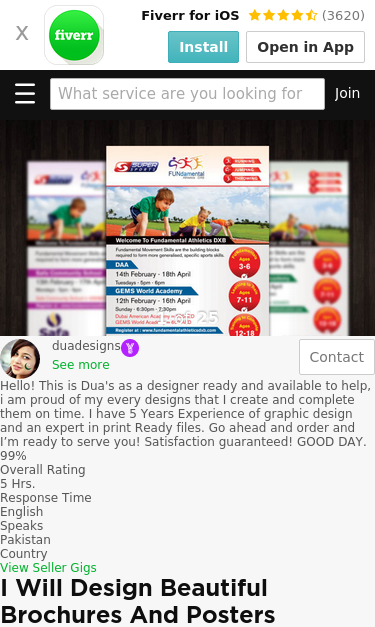 Mobile view