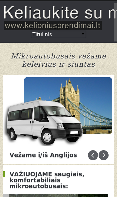 Mobile view