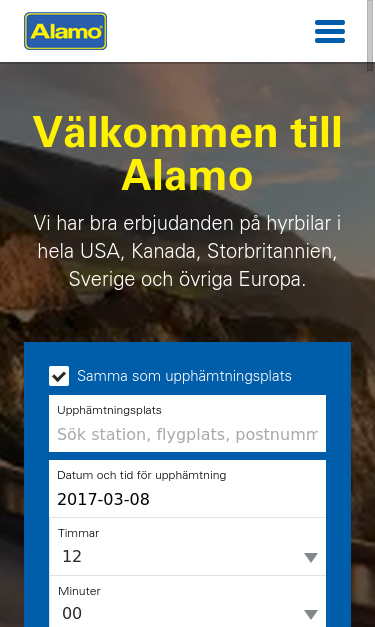 Mobile view