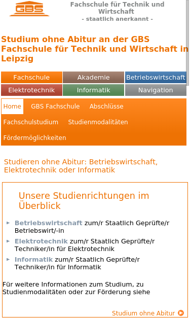 Mobile view