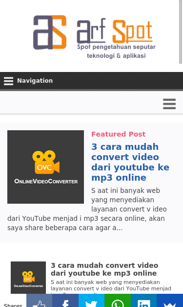 Mobile view