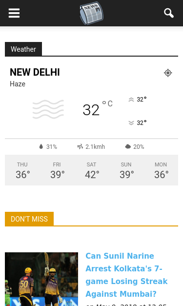Mobile view