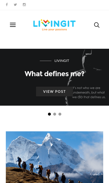 Mobile view