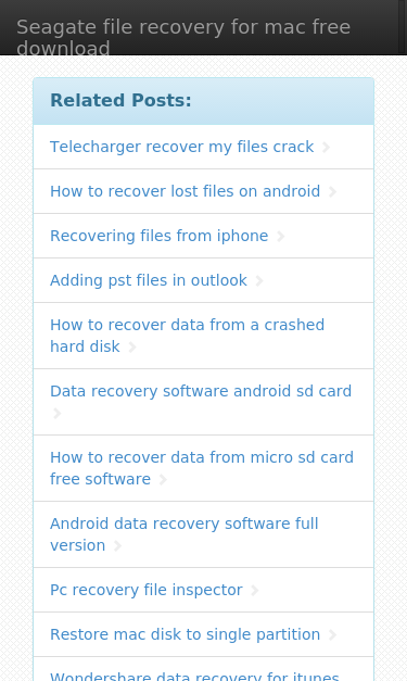 Mobile view
