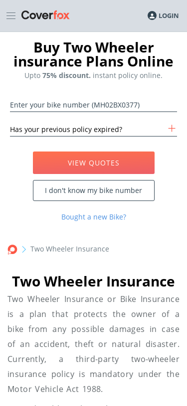 Mobile view