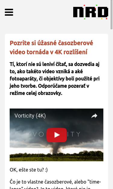 Mobile view