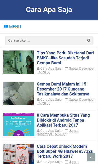 Mobile view