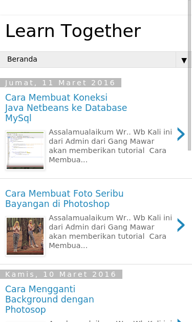 Mobile view