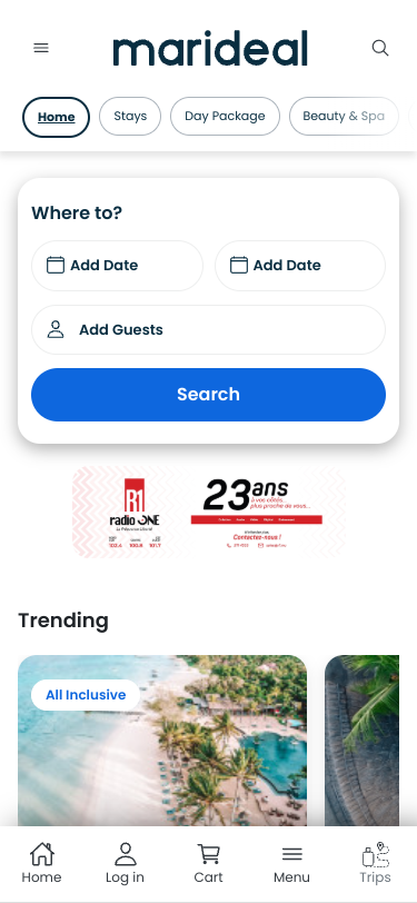 Mobile view