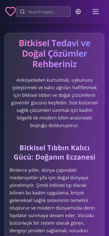 Mobile view