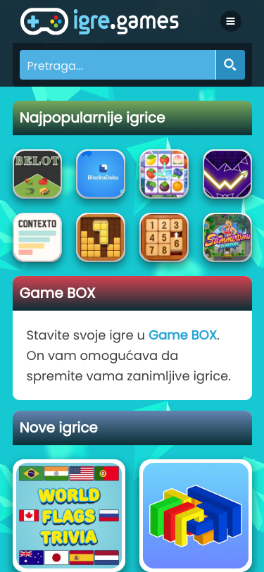 Mobile view