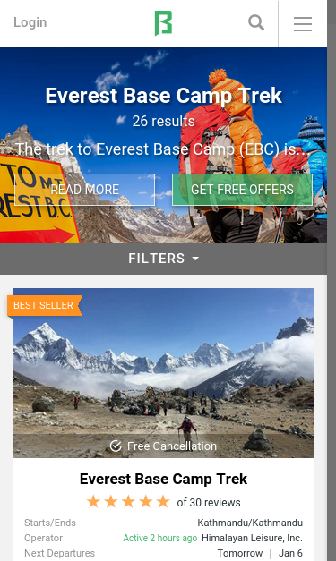 Mobile view