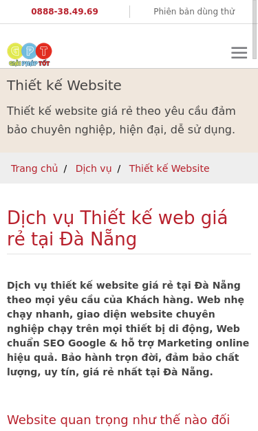 Mobile view