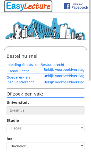 Mobile view