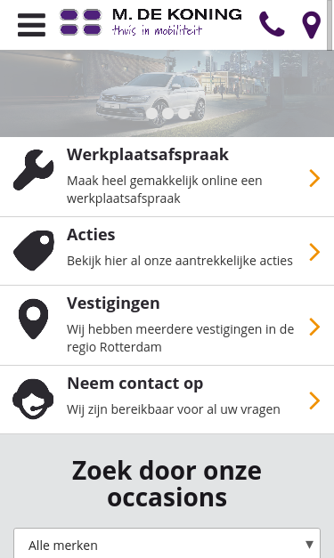 Mobile view