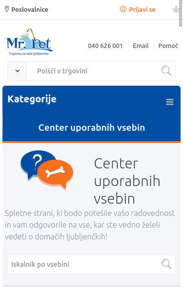 Mobile view