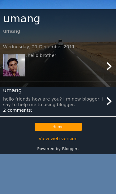 Mobile view