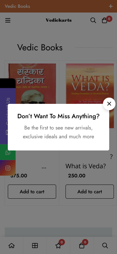 Mobile view