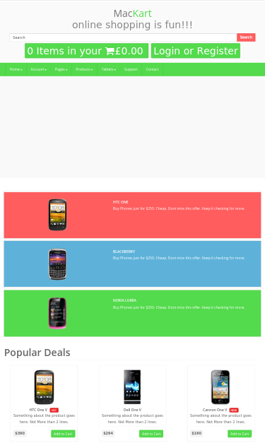 Mobile view
