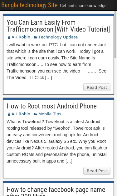 Mobile view