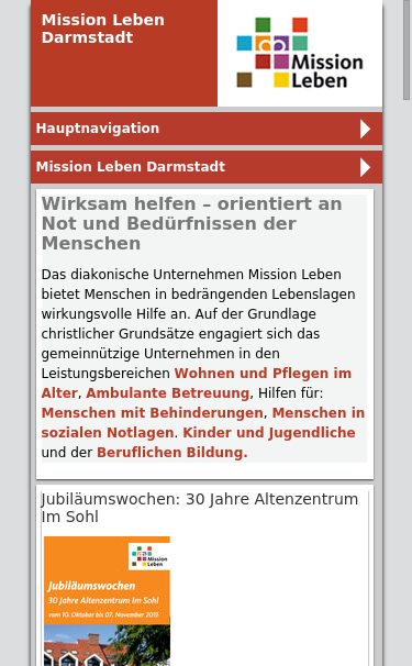 Mobile view