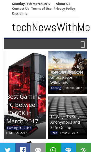Mobile view