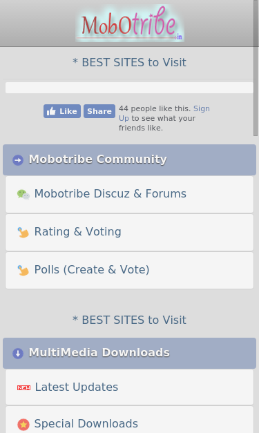 Mobile view