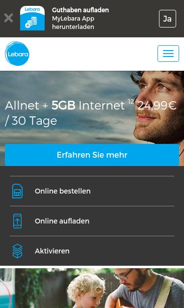 Mobile view